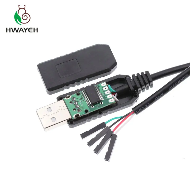 PL2303 PL2303HX USB к UART TTL кабель модуль 4 p Pin RS232 конвертер последовательный адаптер для
