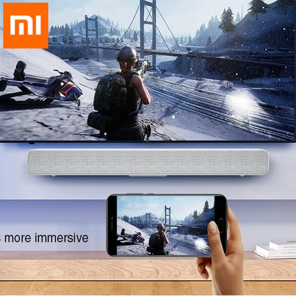 

Original Xiaomi Bluetooth TV Sound Bar Wireless Speaker Soundbar Support Optical SPDIF AUX in for Home Theatre