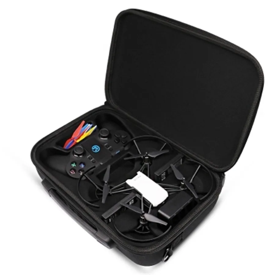 DJI Tello Drone Body & Remote Controller Combo Suitcase for DJI Tello Drone and Gamesir T1d Shoulder Bag Case Protective Handbag-1