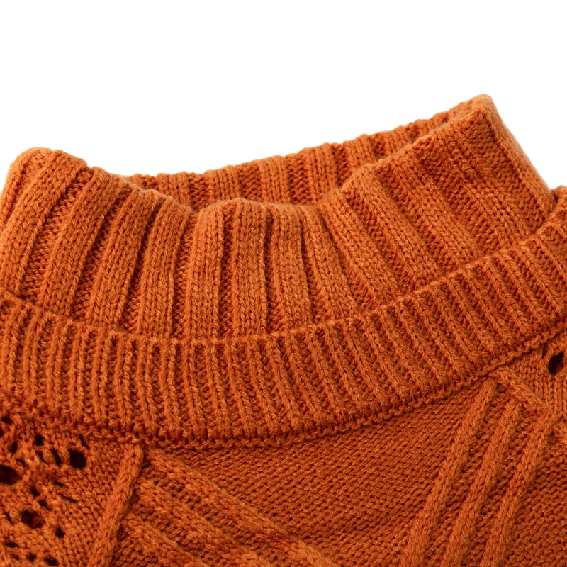 Осенне-зимний женский Повседневный свитер, трикотажный свитер с рукавом «летучая мышь», джемпер с крученым воротником и круглым вырезом, Женский пуловер