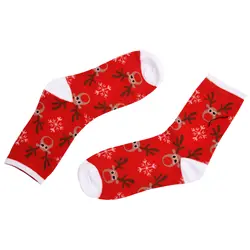 Сделать горячий 5 женщина рождественские носки из хлопка