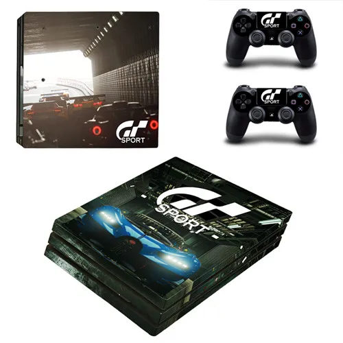 YSP4P-1652 Gran Turismo Sport& GT Sport PS4 Pro наклейка для sony playstation 4 консоль и 2 контроллера PS4 Pro наклейка s Наклейка виниловая - Цвет: YSP4P-1652