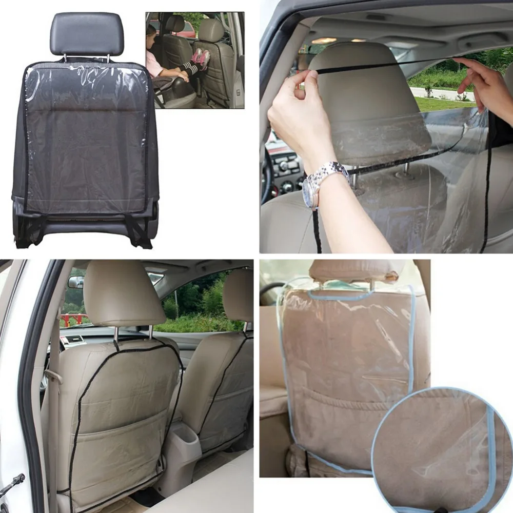 1PC Car Seat Back Kick Protector Mad Pad PVC Cover For Baby Children