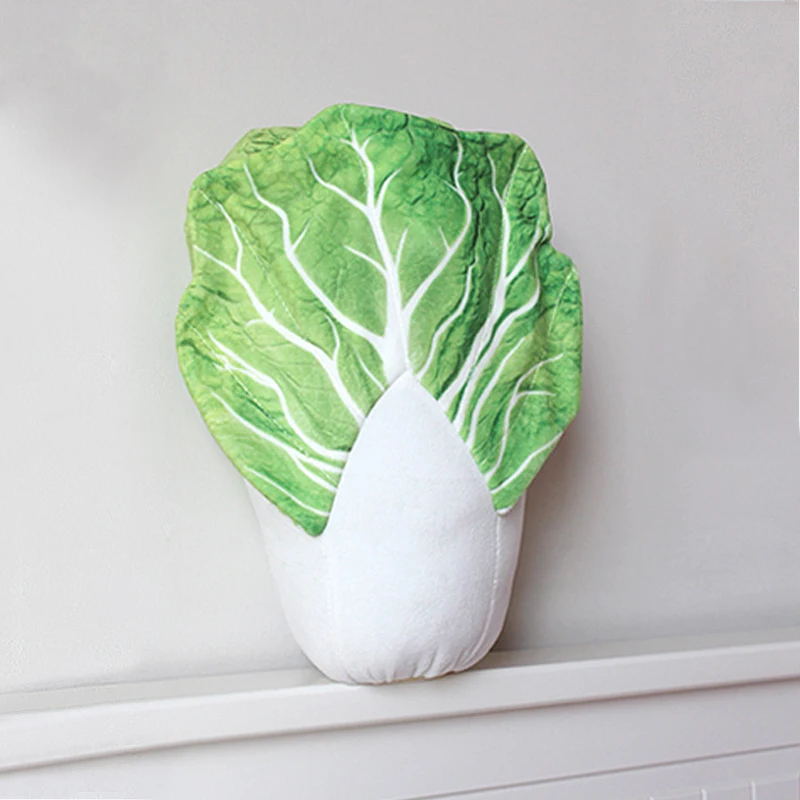 

Creative simulation sleepy personality pillow Vegetable pillow Fruit cabbage pillow Cushion plush pp cotton Sofa decorations