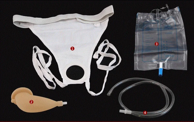 Urinals Women Men Latex urine collector Bedridden Breathable urine bag elderly Urinary incontinence 7