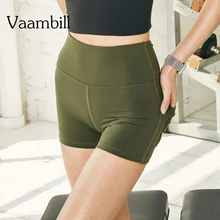 Женские Компрессионные спортивные шорты для йоги, спортзала, для женщин, спортивные Леггинсы, короткие колготки для женщин, для фитнеса, женские шорты из спандекса для тренировок