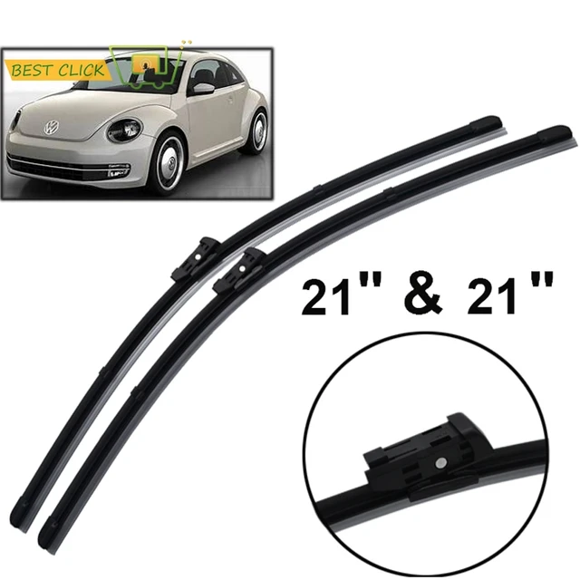 MISIMA For VW Beetle Front Window Windshield Wiper Blades Slim push