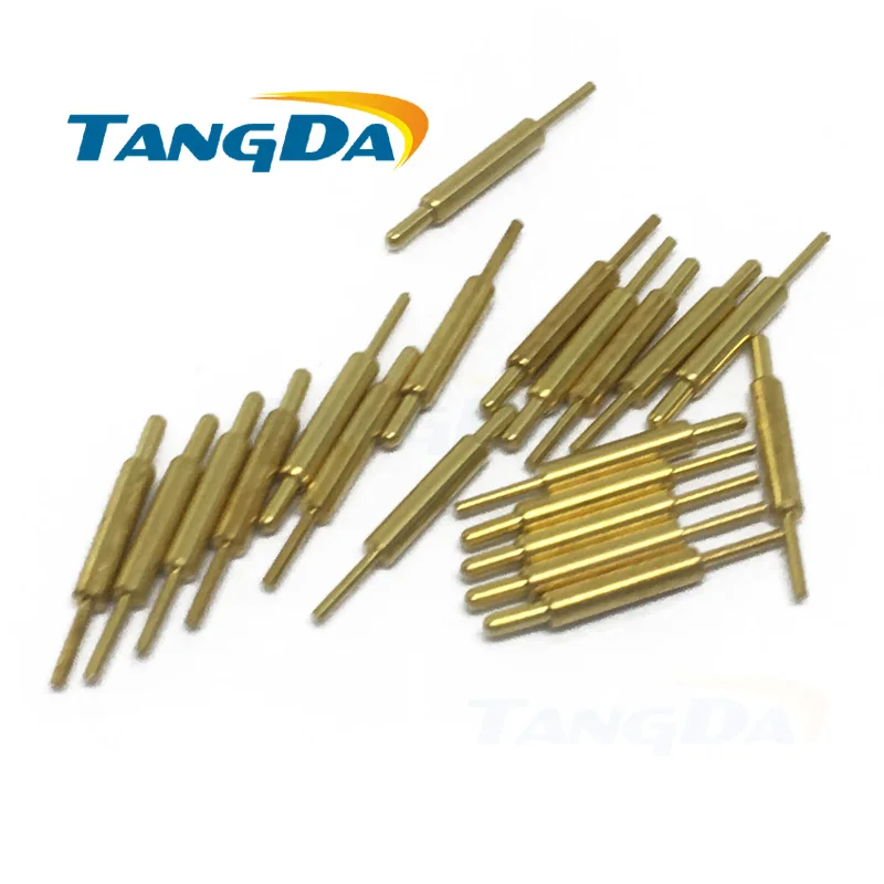 

Tangda pogo pin connector 1.5*13.5 mm Current pin Battery pin Test thimble probe Gold Plated (Any size can be custom made) A.