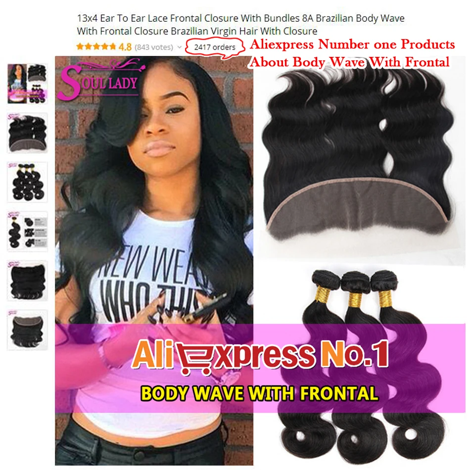 ear lace frontal closure