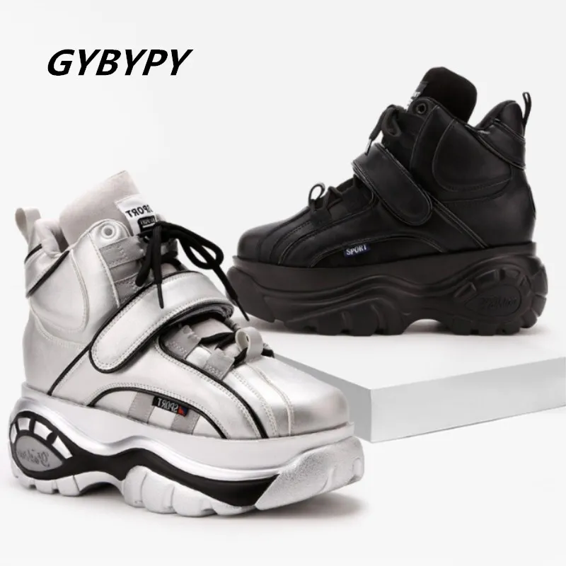 

Autumn winter explosions fashion sports women shoes new Keep warm thick-soled lacing ultra-light casual high-heeled ladies shoes