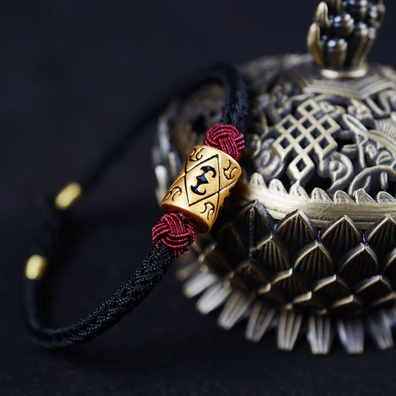 LKO Hand Knitted Ropes Real Silver Lucky Bracelet for Man and Women Bracelet Chinese Style Free Shipping - Image 3