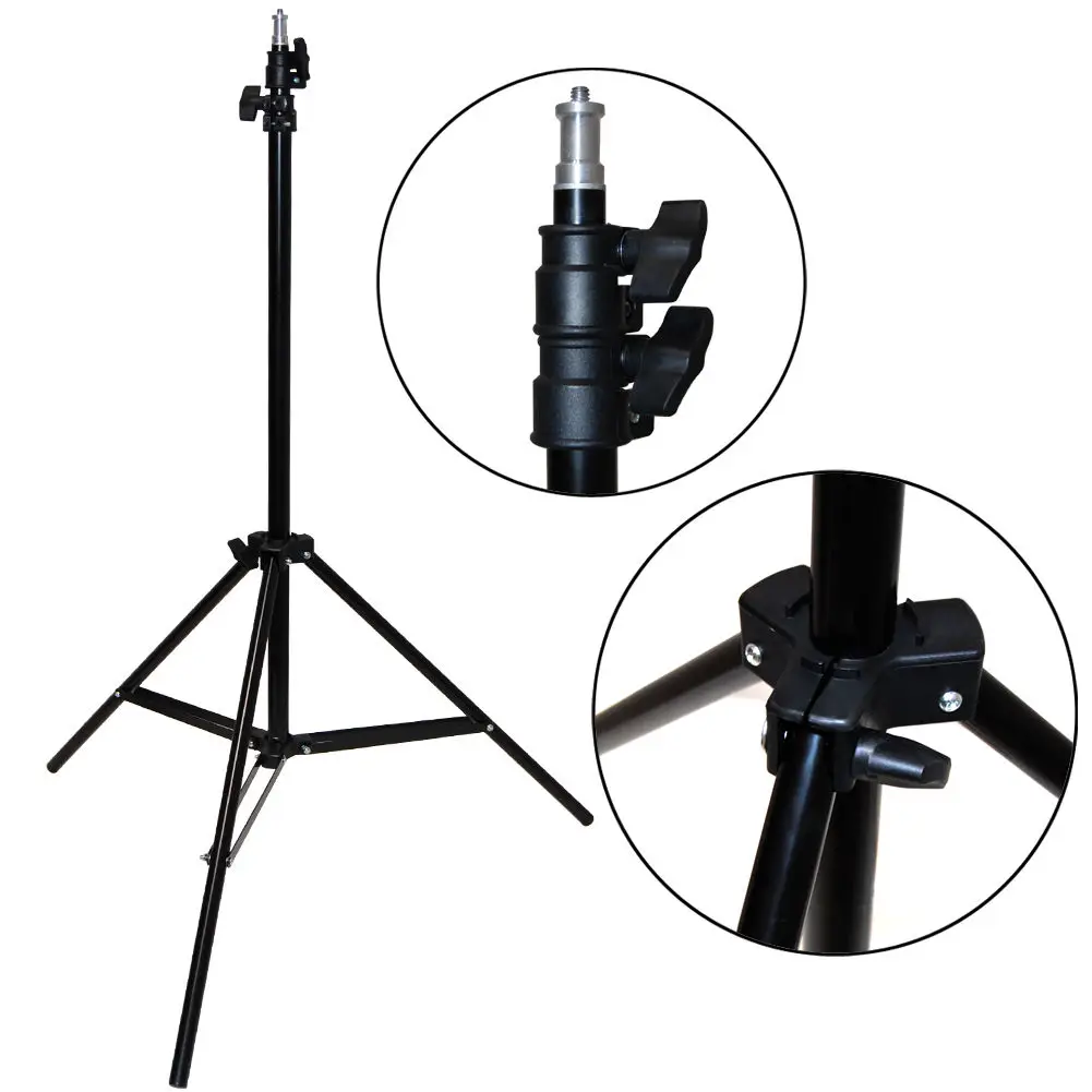 2 шт. 195 см светильник-стойка для вспышки студийный светильник ing зонт складной студийный светильник для фотосъемки стойка для вспышки три штатива для вспышки