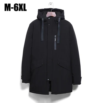

long jackets men Winter long parkas Waterproof windproof hooded coat male High quality thicken coats Duck Down Jacket And Coats