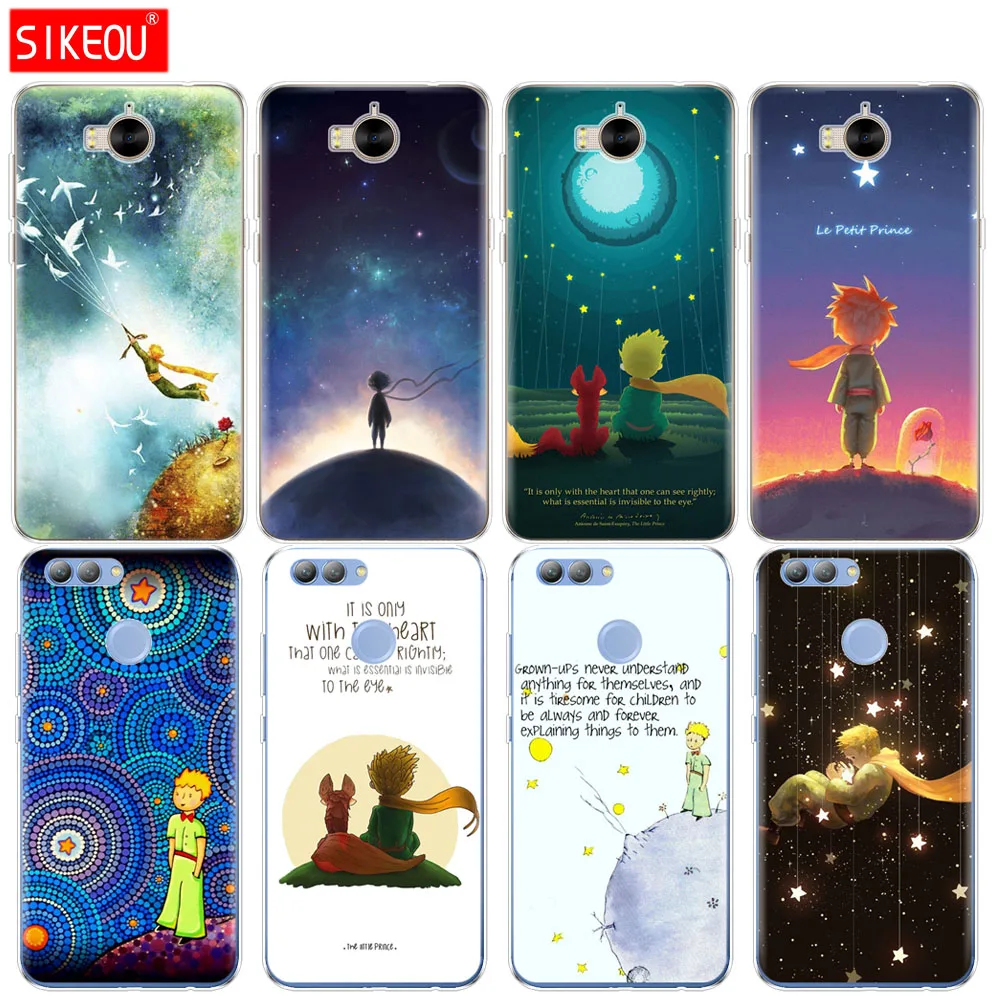 

Silicone phone Cover Case for huawei Y3 Y6 Y5 2 II 2017 nova 2s 2 LITE plus The Little Prince