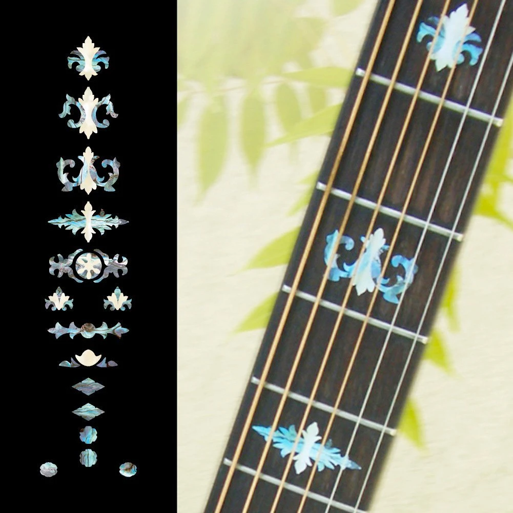 Fretboard Markers Inlay Sticker Decals For Guitar Bass Banjo Aged Banjo Type Ab Ws Guitar Parts Accessories Aliexpress