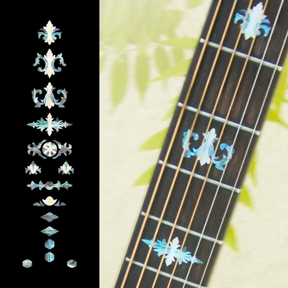 Маркеры Fretboard с инкрустацией наклейки для гитары и баса банджо старшего возраста