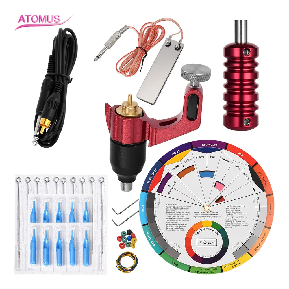 

Tatoo Kit Tattoo Starter Rotativa Rotary Kits Iniciante Tatouage Set Maquina Tatuaje Rotative Pro Pen Machine Tatoo Machines Kit