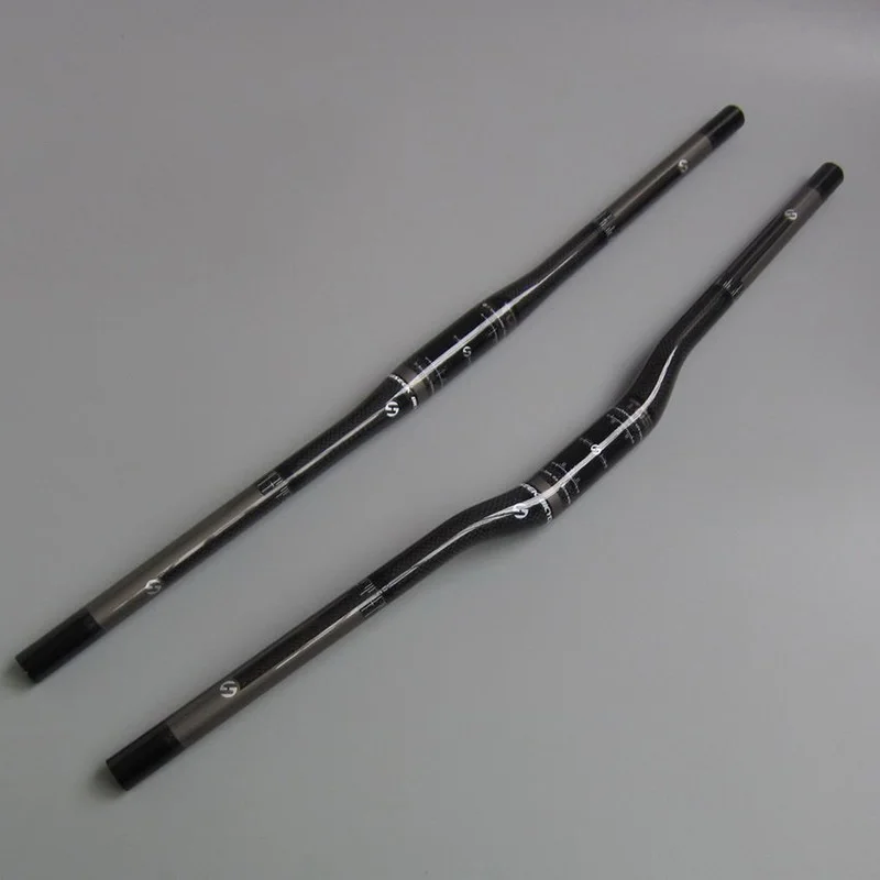 

TOSEEK 3K Glossy carbon fibre MTB mountain bike bicycle riser flat handlebar 31.8x580/600/620/640/660/680/700/720mm