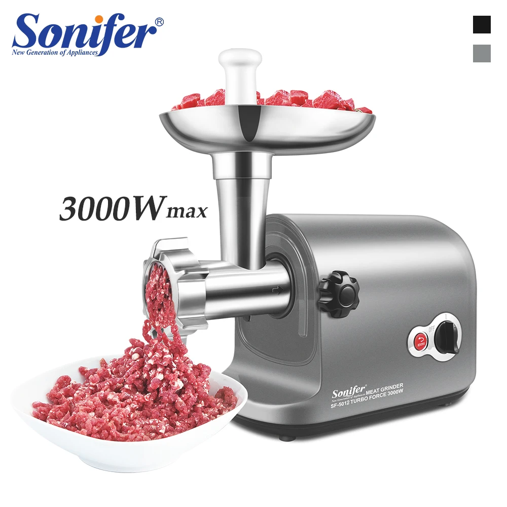 

Meat Grinder Sonifer 3000W Electric set auger sausage