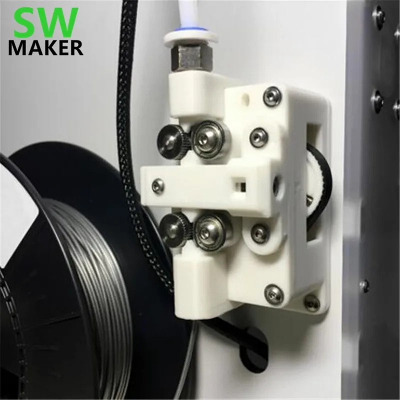 SWMAKER Belted Dual Drive two wheel Strong and Silent Bowden Extruder kit for DIY Reprap UM 3D printer spare parts | Компьютеры и офис