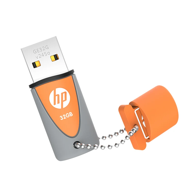 Оригинальный hp V245 USB силиконовые флеш накопитель 32 Гб оперативной памяти 16