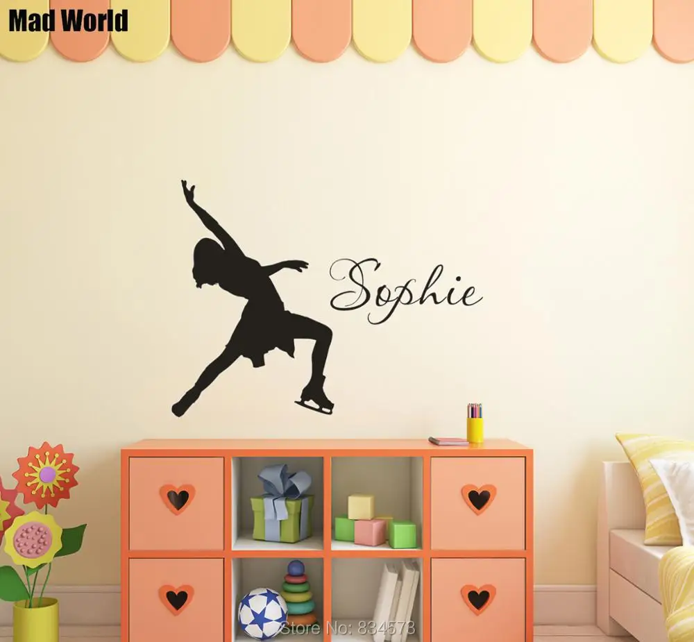 Personalized Name Figure Skaters Ice Skating 56 73w 2