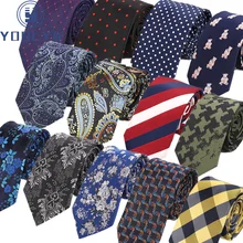 Роскошные 7 см классические мужские галстуки полиэстер шелк Цветочный плед полосатый костюм для дружки Свадебные бизнес галстук-бабочка аксессуары