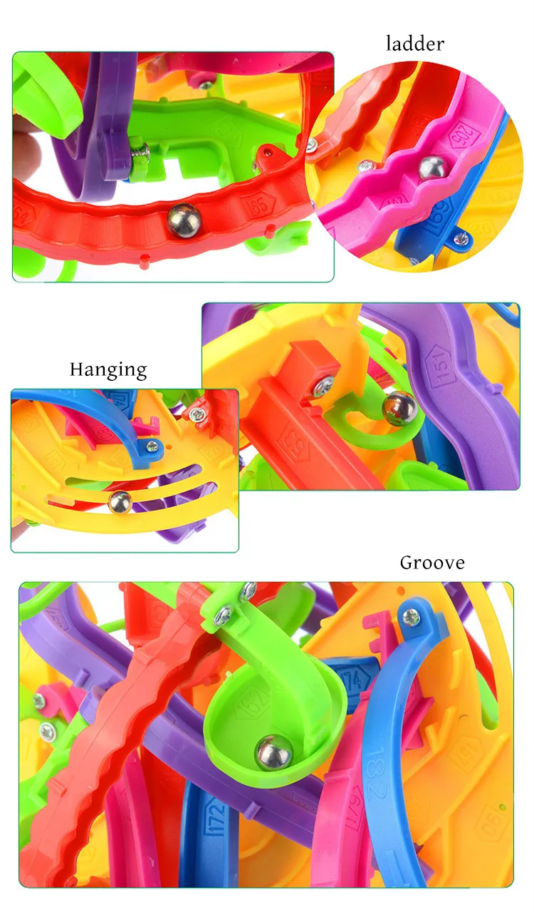 Обновленная 3D головоломка Лабиринт мяч игрушки развивающие вызов 209 уровень баланс лабиринт шар забавная игра-головоломка волшебный куб Детские пазлы Игрушки