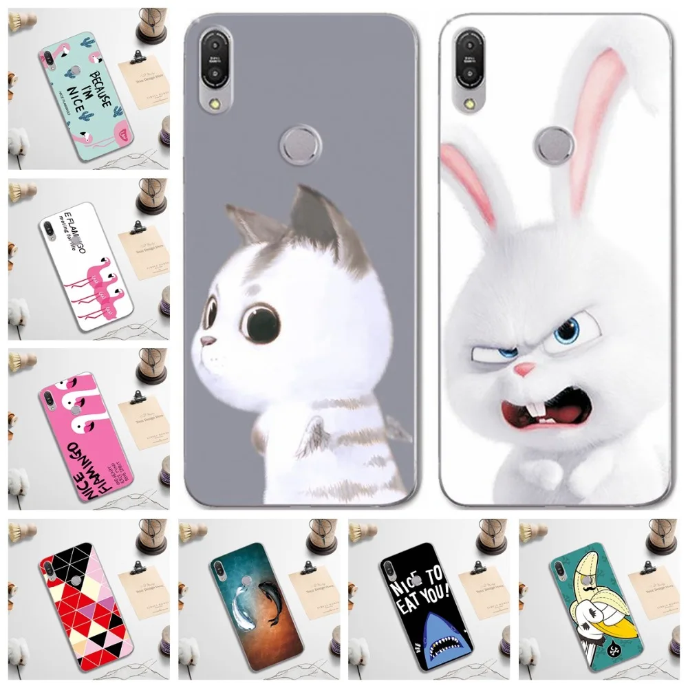 

For ASUS Zenfone Max Pro M1 ZB602KL Cute Bunny Case Cover Fashion Phone Cases Covers For ASUS Zenfone Max Pro M1 ZB602KL X00TD