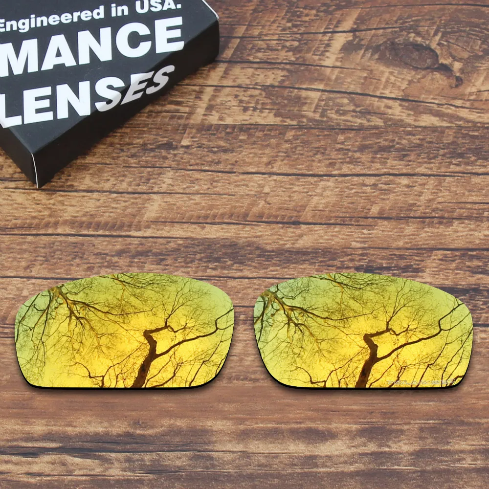 

Millerswap Resist Seawater Corrosion Polarized Replacement Lenses for Oakley Monster Pup Sunglasses Gold Mirrored (Lens Only)