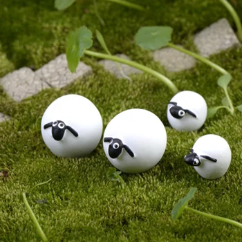 

Cute Sheep Goat Mutton Jumbuck Australia Turkey Farm Model Small Statue Figurine Crafts Figure Ornament Miniatures DIY