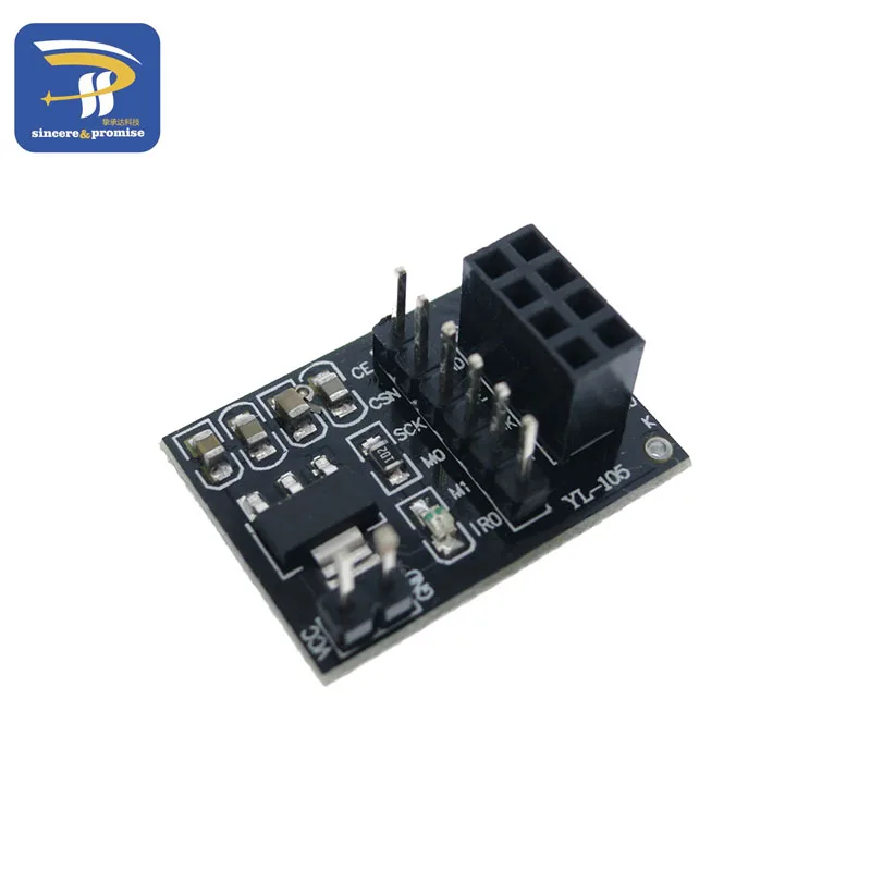 

Whelesale Socket Adapter plate Board for 8Pin NRF24L01+ Wireless Transceive module 51