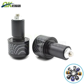 

22mm 7/8" Universal Motorcycles Hand Grip Ends Hand Bar Ends For Yamaha Tracer 900 ABS NMAX 125 155 VMAX 1200 1700 TMAX SX 530