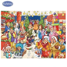 Алмазная вышивка Санты, вышивка крестиком, сделай сам, 5D, фото на заказ, алмазная вышивка, 3D, головоломка Алмазная мозаика, наклейки украшение дома