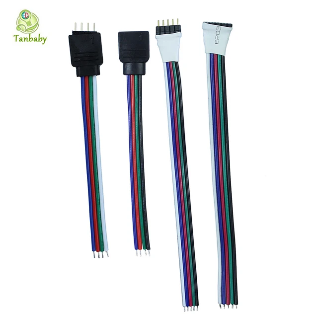 Tanbaby 1pcs 4pin 5pin Male  U0026 Female Connector Wire Cable
