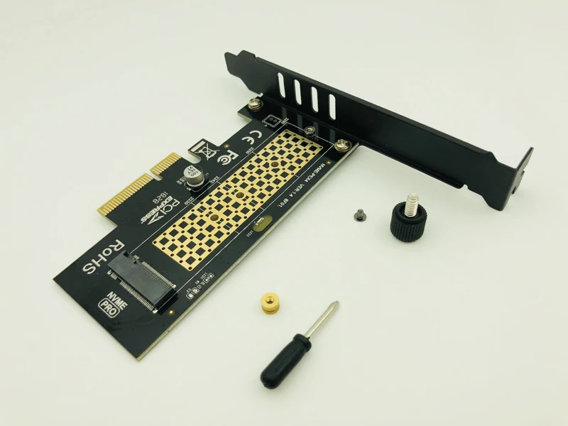 M.2 NVMe SSD NGFF к PCI E X4 адаптер PCIE M2 Raiser M ключ интерфейс карта поддержка Express 3 0x4 2230 2280