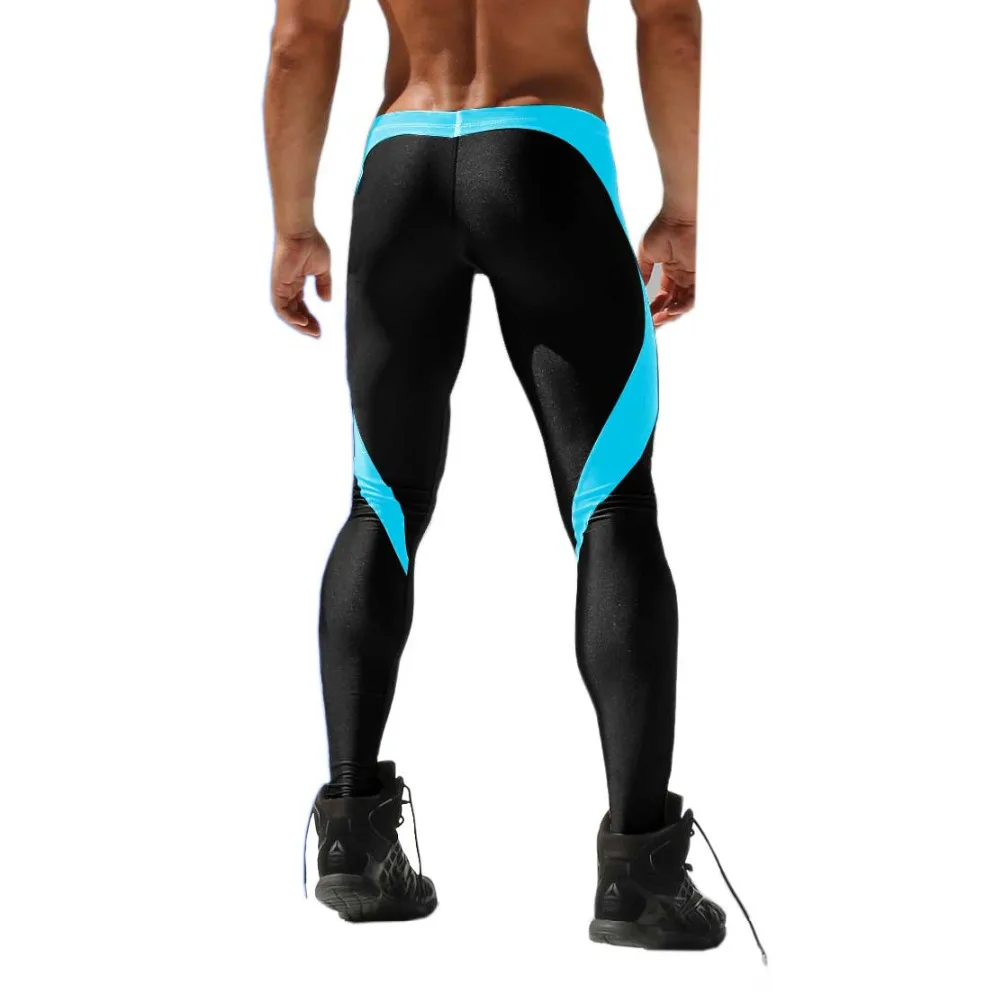Mens Compression Pants Athletic Gym Tights Running Workout Long Base Layer Lycra