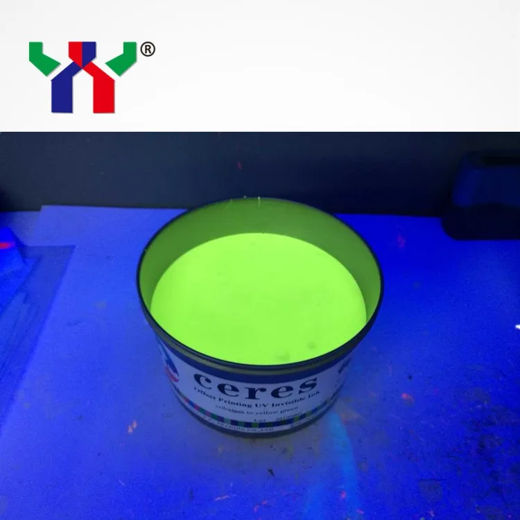 

Yellow Green,Offset Printing UV Invisible Ink,UV Dry 1kg