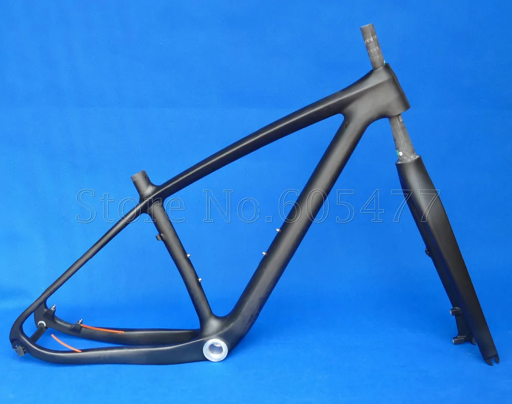 Sale 15.5/17.5/19" Toray Carbon Fiber Mountain Bike 29ER Bicycle Cycling MTB Frame + Fork + Headset + Clamp 0