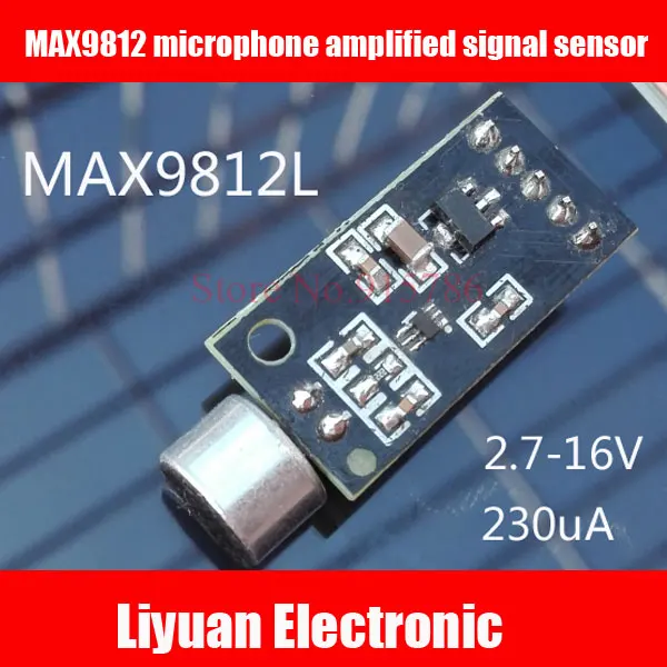 

MAX9812 microphone amplified signal sensor / analog signal amplifying microphone module / microphone module microphone module