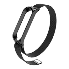 CAPRIE Регулируемый сменный ремешок Миланская Магнитная Петля из нержавеющей стали Смарт-часы ремешок для Xiao Mi Band 3 80706