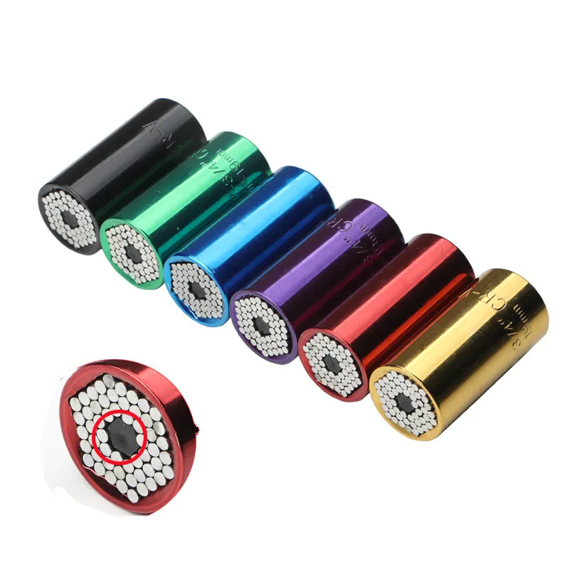 

universal socket 2 pieces / set universal adjustable torque ratchet socket wrench set wrench multi-function manual tool set
