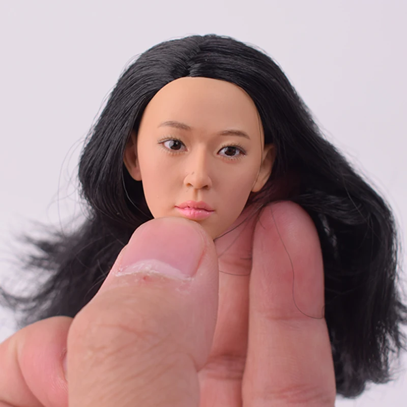 1: 6 й масштаб KUMIK женская голова Лепка Корейская богиня Jeon Ji Hyun 13 78 для 12 &quotPhicen