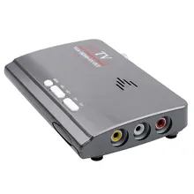 DVB-T/DVB-T2 TV Tuner Receiver DVB T/T2 TV Box VGA AV CVBS 1080P digitale HD Satellite empfänger Mit Fernbedienung