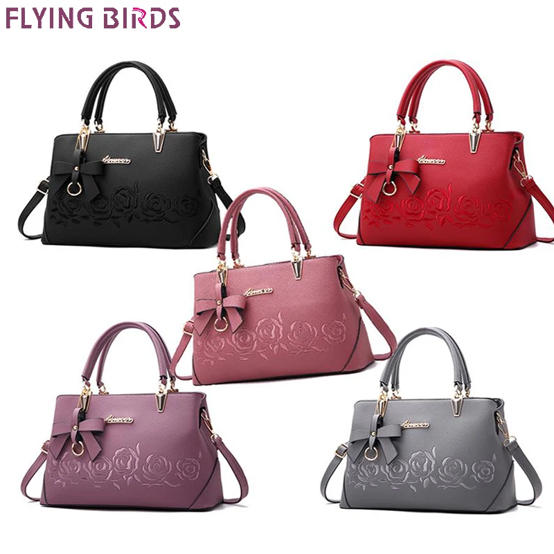 

Women Bag Vintage Handbag Casual Tote Fashion Women Messenger Bags Shoulder Top-Handle Purse Wallet Leather for 2018 Black