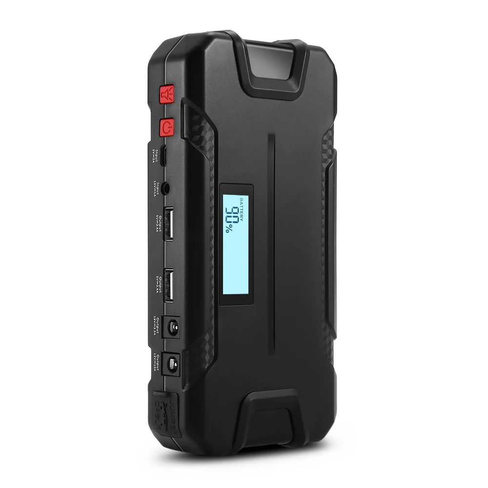 12000mAh Multifunctional Car Jump Starter Power Bank Car Battery Booster Smart Device Charger Starting Device LED SOS Light