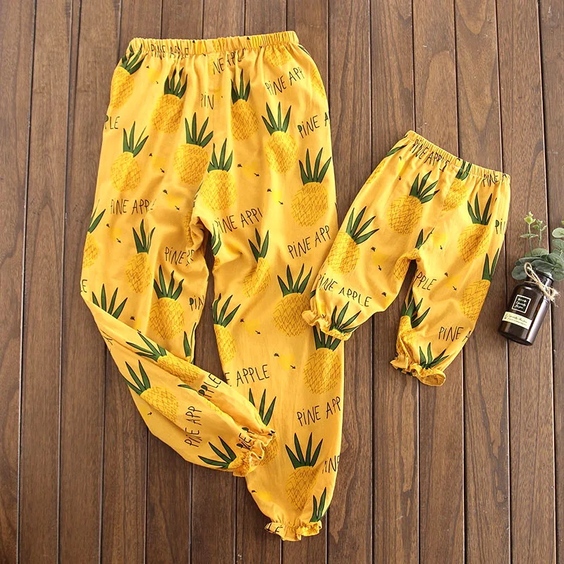 

Matching Mother And Daughter Clothes Girls Mosquito Pants Anti-mosquito Trousers Family Look Kids Joggers Teenager Print Pants