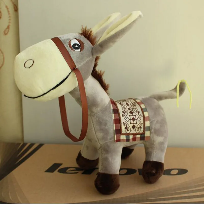 

Kawaii Simulation Donkey Plush Animal Soft Stuffed Dolls Pillow Toys for children