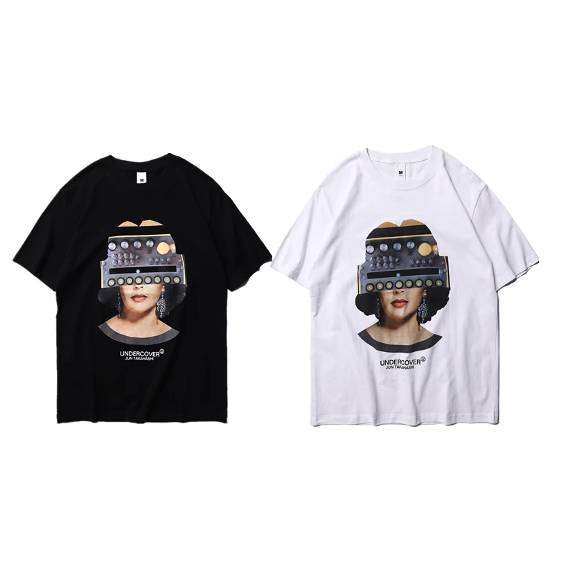 

Undercover T-shirts Men Best Quality Cartoon 2019 Summer Style Casual T Shirt Top Tees Fashion Undercover T-shirt