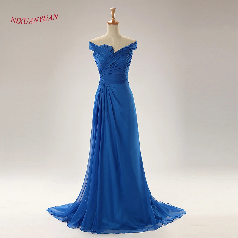 red and blue gown